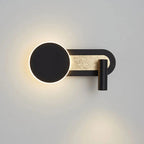 Wall Light Dual LED Ring & Adjustable Spotlight