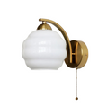Wall Light Glass & Metal Warm Glow