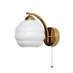 Wall Light Glass & Metal Warm Glow