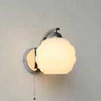 Wall Light Glass & Metal Warm Glow