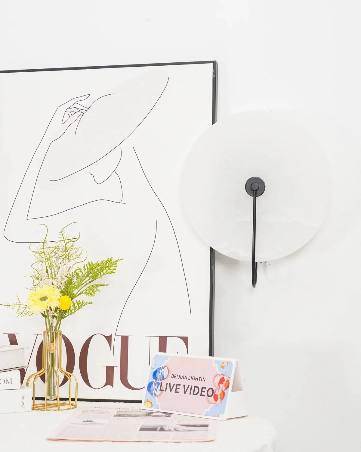 Wall Light Integrated LED Acrylic Diffuser Warm White