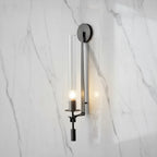 Wall Light Scandinavian Gold Iron & Glass
