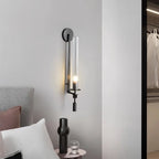 Wall Light Scandinavian Gold Iron & Glass