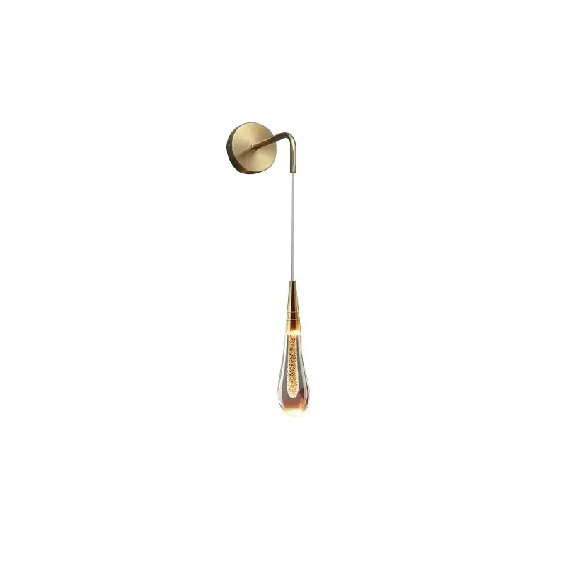 Wall Light Teardrop Glass LED Adjustable Color Temperature