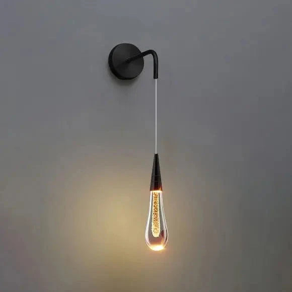 Wall Light Teardrop Glass LED Adjustable Color Temperature