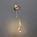 Wall Light Teardrop Glass LED Adjustable Color Temperature