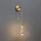Wall Light Teardrop Glass LED Adjustable Color Temperature