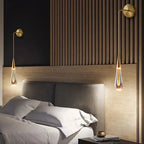 Wall Light Teardrop Glass LED Adjustable Color Temperature