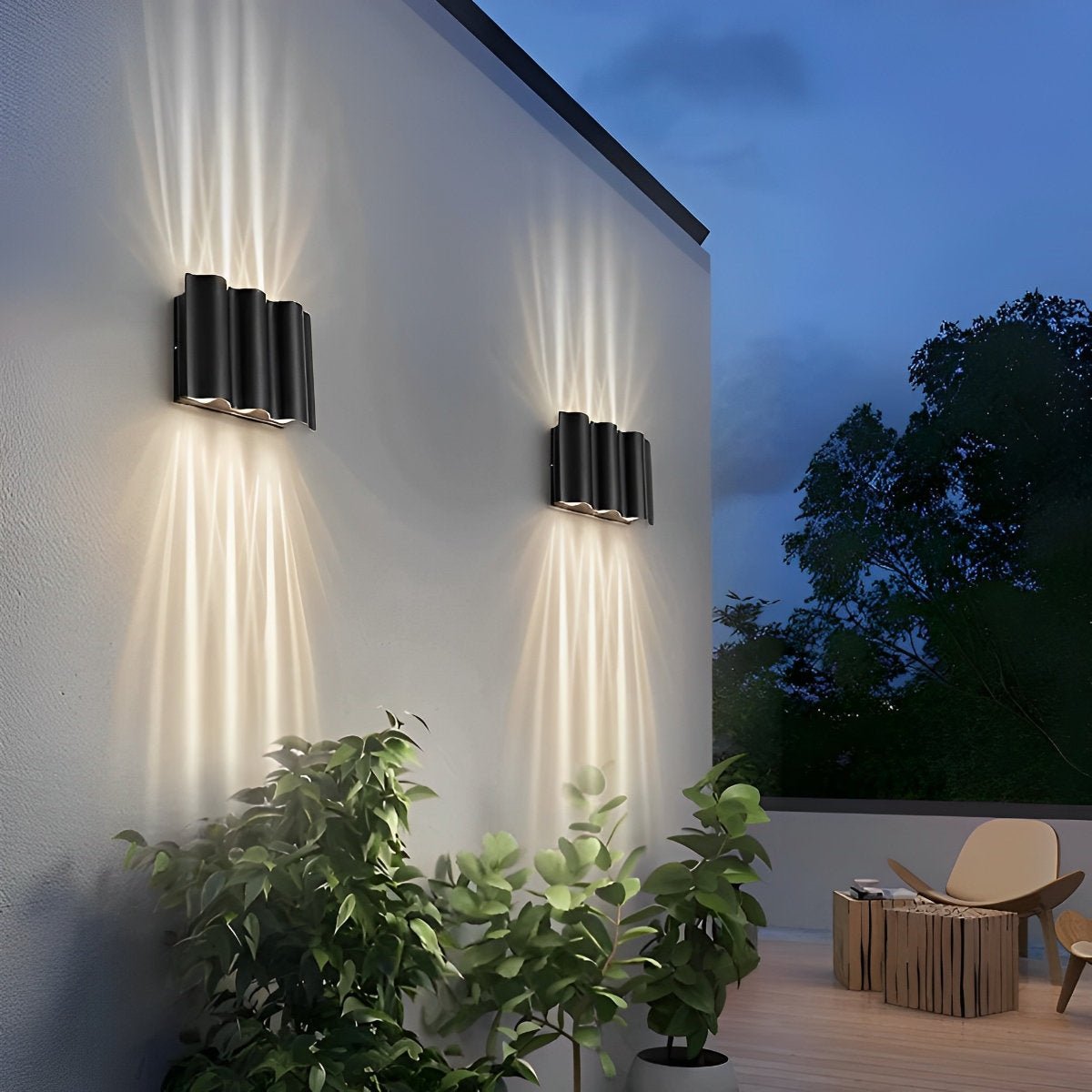 Wall Light Up & Down LED Die-Cast Aluminum IP54