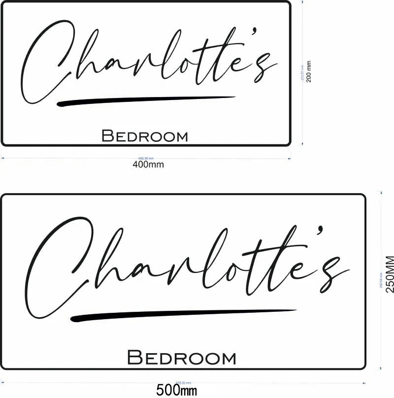 Wall Mirror Personalized Neon-Like LED Remote Option