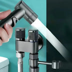 Wall-Mount Bidet Sprayer Adjustable Pressure Solid Brass