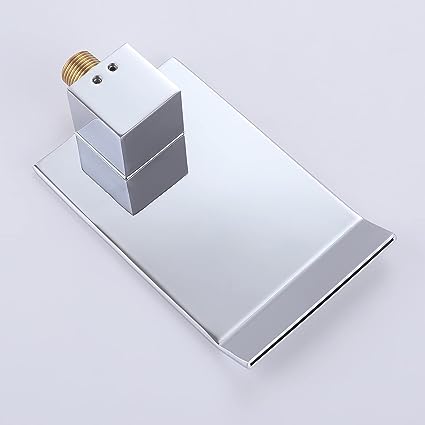 Wall-Mount Kitchen Faucet Touchless Sensor Adjustable Temperature Brass Body