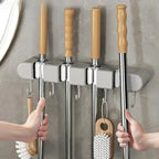Wall Mount Organizer Space-Saving Non-Slip Clamps