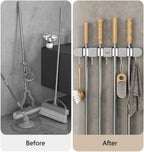 Wall Mount Organizer Space-Saving Non-Slip Clamps