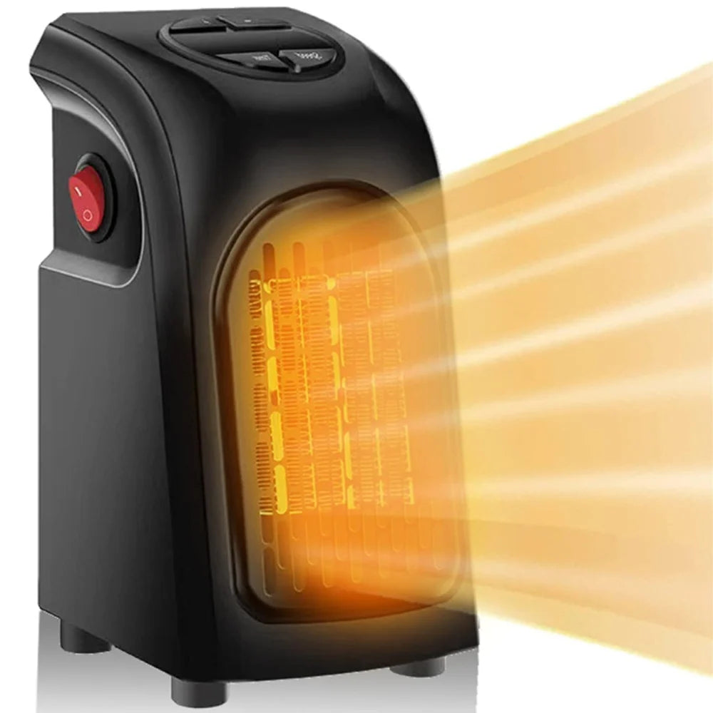 Wall-Mount Space Heater Ceramic Convection 12-Hour Timer