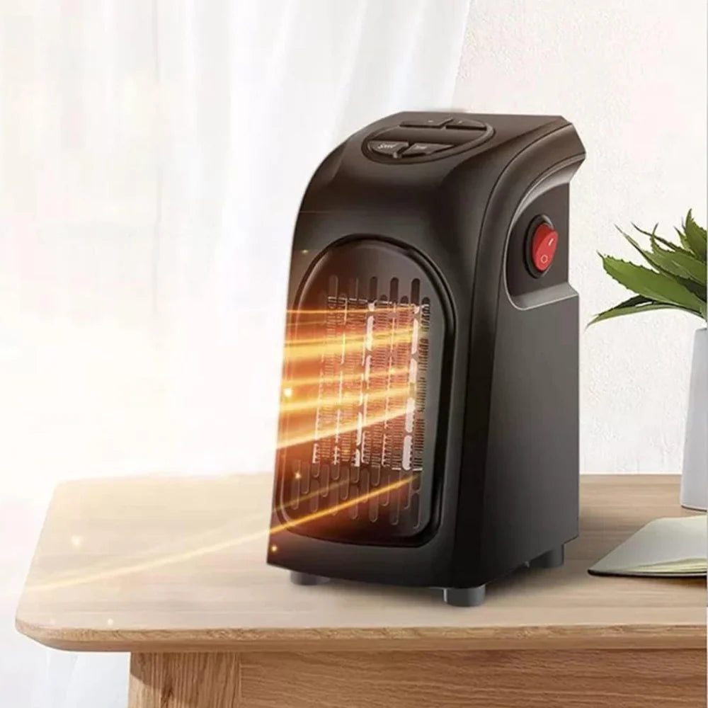 Wall-Mount Space Heater Ceramic Convection 12-Hour Timer