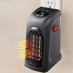 Wall-Mount Space Heater Ceramic Convection 12-Hour Timer