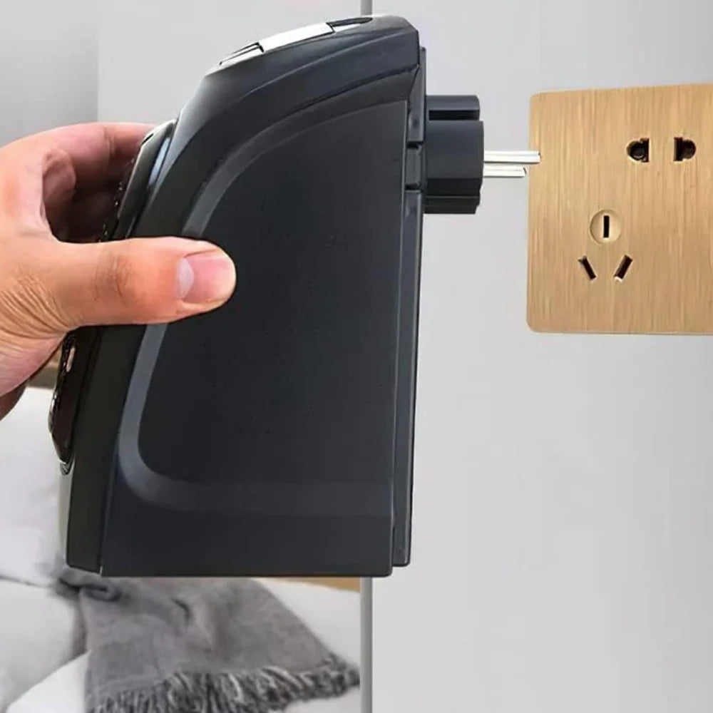 Wall-Mount Space Heater Ceramic Convection 12-Hour Timer