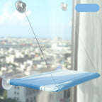 Wall-Mounted Cat Hammock Breathable Mesh Suction Cup Mount