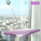 Wall-Mounted Cat Hammock Breathable Mesh Suction Cup Mount