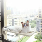 Wall-Mounted Cat Hammock Breathable Mesh Suction Cup Mount