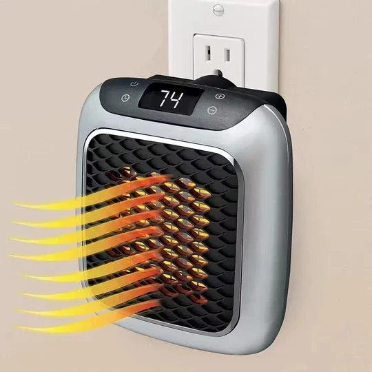 Wall-Mounted Ceramic Heater Rapid Warm-Up & Wireless Remote