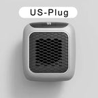 Wall-Mounted Ceramic Heater Rapid Warm-Up & Wireless Remote