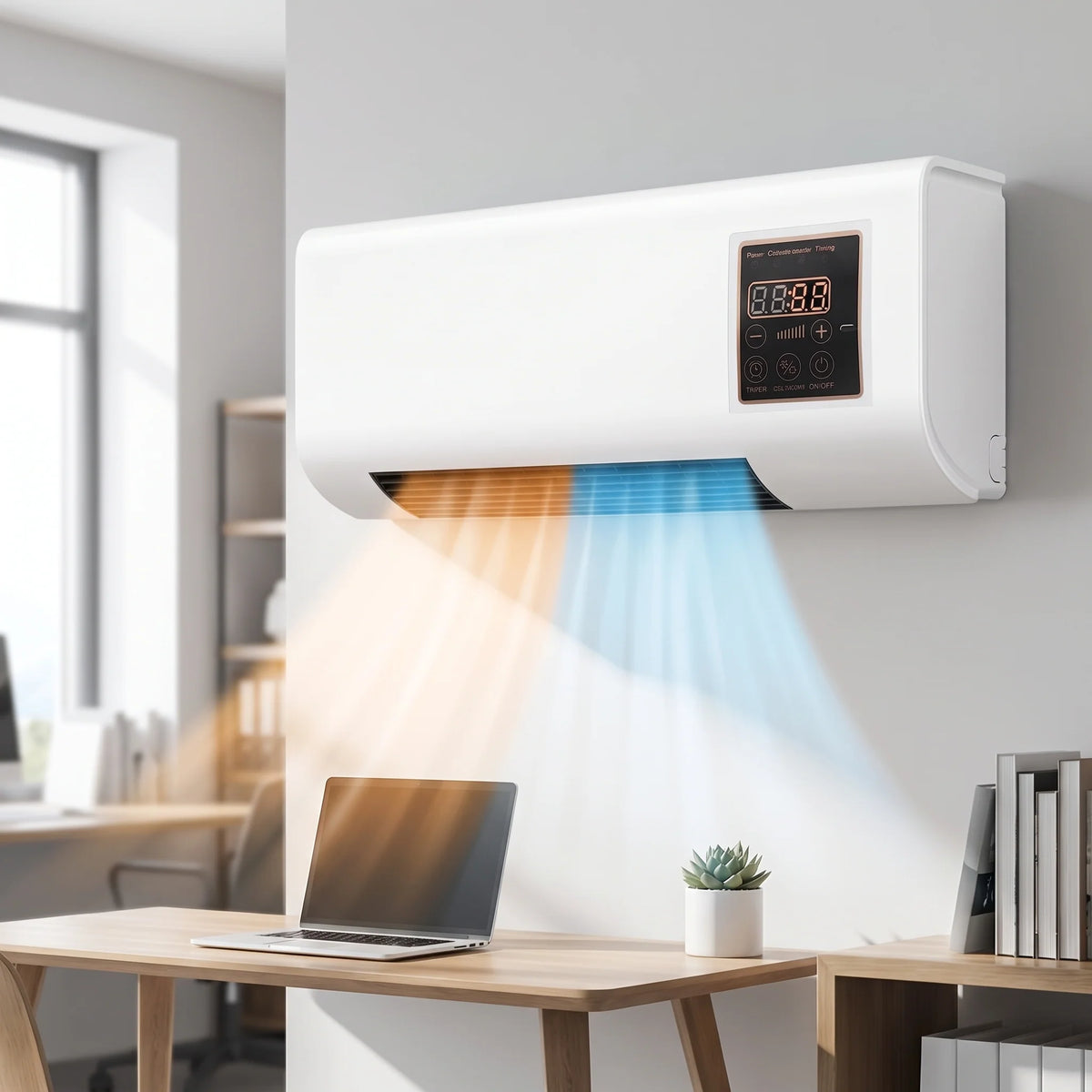 Wall-Mounted Climate Unit 4-in-1 Space-Saving Remote Control