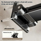 Wall-Mounted Clothes Drying Rack Fold-Flat Aluminum 18 Hooks
