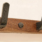 Wall-Mounted Coat Hook Rack 3 Hooks Heavy-Duty