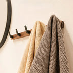 Wall-Mounted Coat Hook Rack 3 Hooks Heavy-Duty