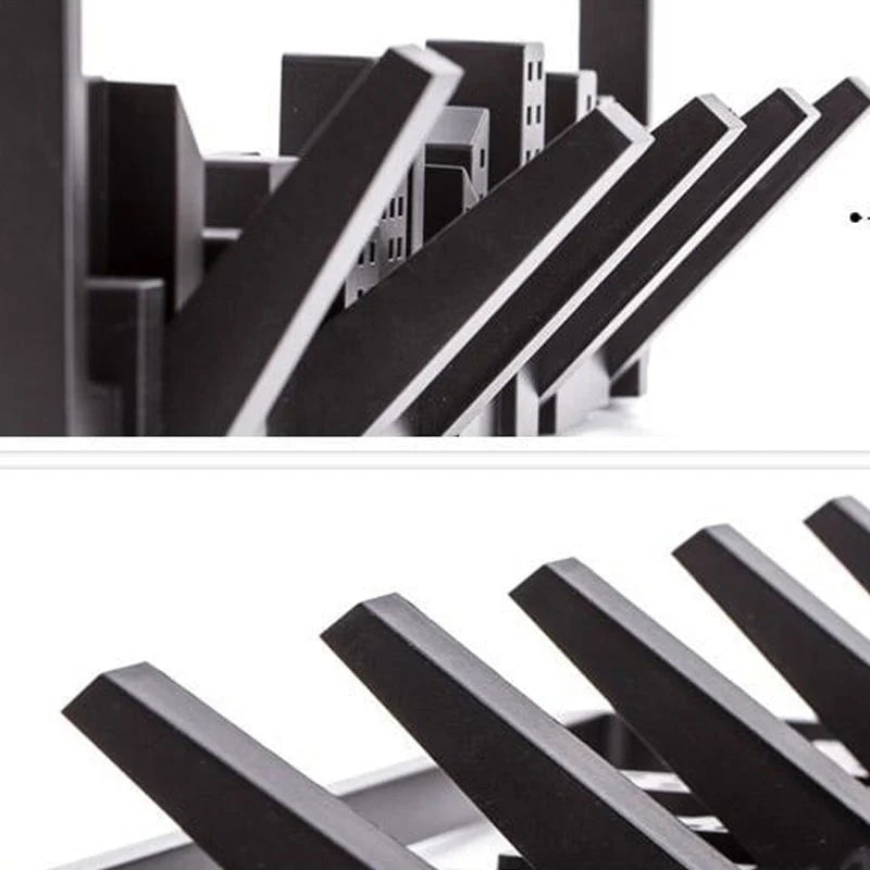 Wall-Mounted Coat Rack Five Fold-Down Hooks Matte Black