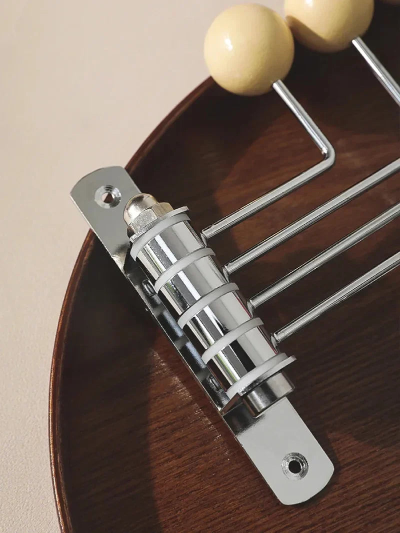 Wall-Mounted Coat Rack Rounded Knobs 3 Or 4 Hooks