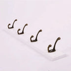 Wall-Mounted Coat Rack Solid Wood 4 Or 5 Hooks