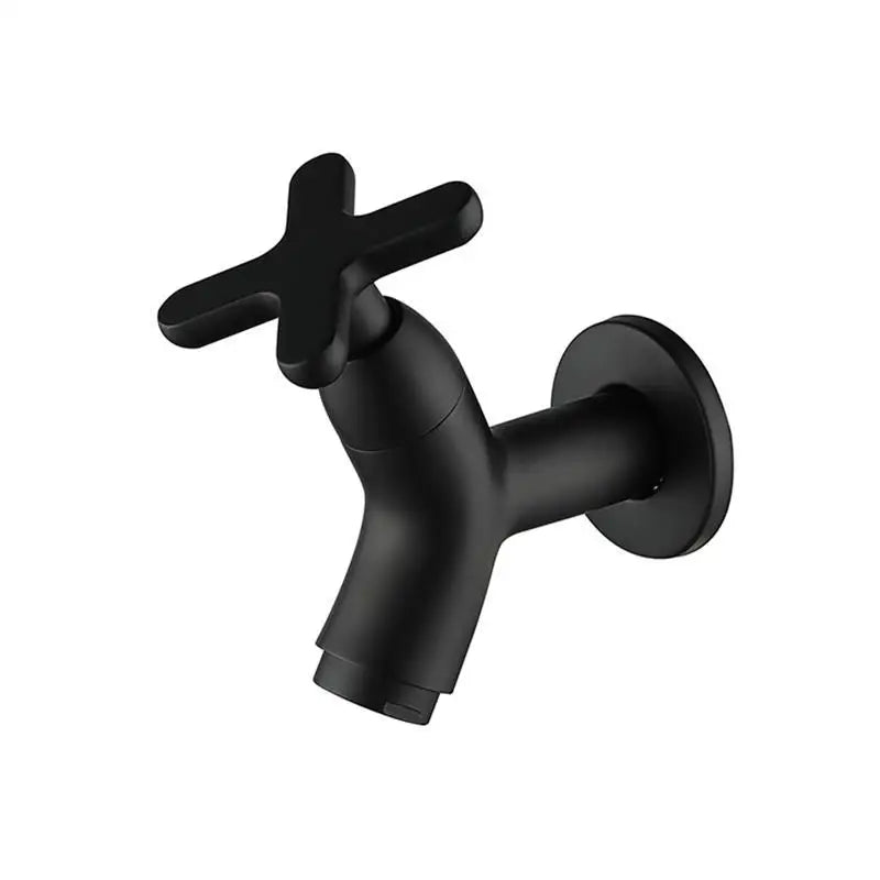 Wall-Mounted Cold Water Faucet Solid Brass Ergonomic Lever