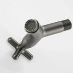 Wall-Mounted Cold Water Faucet Solid Brass Ergonomic Lever