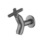Wall-Mounted Cold Water Faucet Solid Brass Ergonomic Lever
