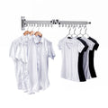 Wall-Mounted Drying Rack Foldable Aluminum 110 lb Capacity