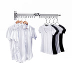 Wall-Mounted Drying Rack Foldable Aluminum 110 lb Capacity