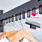 Wall-Mounted Drying Rack Foldable Aluminum 110 lb Capacity