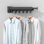 Wall-Mounted Drying Rack Foldable Aluminum 110 lb Capacity