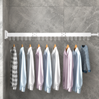 Wall-Mounted Drying Rack Retractable & Fold-Flat Aluminum