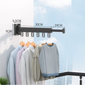 Wall-Mounted Drying Rack Retractable & Fold-Flat Aluminum