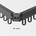 Wall-Mounted Drying Rack Retractable & Fold-Flat Aluminum