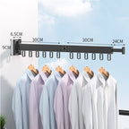 Wall-Mounted Drying Rack Retractable & Fold-Flat Aluminum