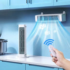 Wall-Mounted Fan Bladeless Whisper-Quiet Rechargeable & Plug-In