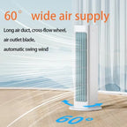 Wall-Mounted Fan Bladeless Whisper-Quiet Rechargeable & Plug-In