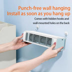 Wall-Mounted Fan Bladeless Whisper-Quiet Rechargeable & Plug-In