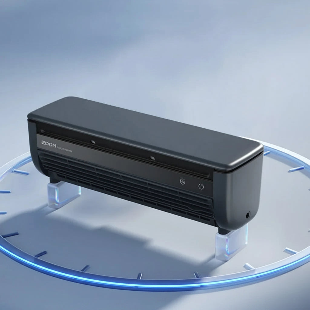 Wall-Mounted Fan Leafless Remote Control Space-Saving