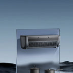 Wall-Mounted Fan Leafless Remote Control Space-Saving